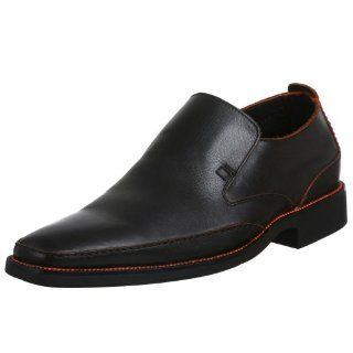  Michael Toschi Mens Caan Slip On,Black/Orange,6.5 M Shoes