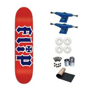 Flip Red Blue HKD 8.25 Skateboard Deck Complete Sports