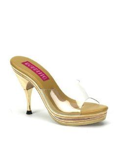Metal Tipped Wood Clog Slide Sandal   7: Shoes