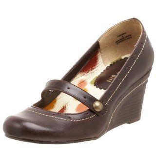 Madden Girl Womens Panamaa Mary Jane Wedge,Brown Paris,5 M US Shoes