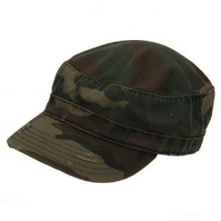 Enzyme Frayed Army Caps Camo W35S43B Clothing