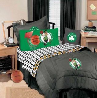 Boston Celtics Black Denim Full Size Comforter Sports