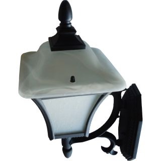 One Light Rubbed Bronze Wall Lantern with Photo Cell Today $35.99