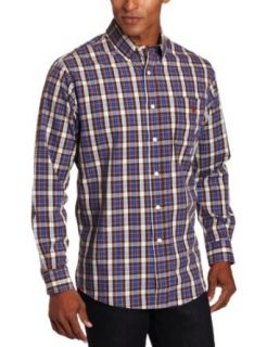 U.S. Polo Assn. Mens Yarn Dyed Checkered Shirt Clothing