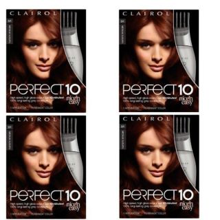 Clairol Perfect 10 5R Medium Auburn Hair Color (Pack of 4)