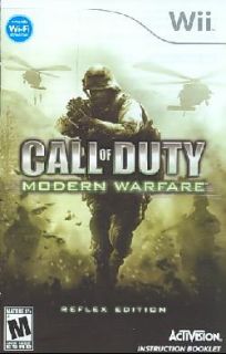 Wii   Call of Duty Modern Warfare    Reflex Today $46.44 4.0 (1