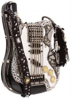 Mary Frances 09 152 Graceland Shoulder Bag,Black/White,One Size: Shoes
