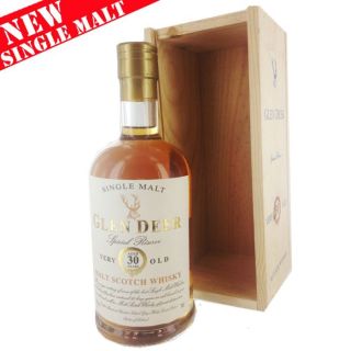 Glen Deer 30 ans   Whisky Single Malt   Ecosse   30 ans   caisse bois