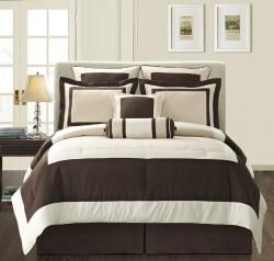 Gramercy California King size 12 piece Bed in a Bag with Sheet Set