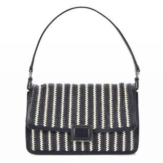 Marc by Marc Jacobs Stripey Straw Convertible Clutch Handbags Shoes