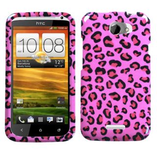 MyBat HTC One X Pink Leopard Protector Case