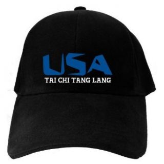 Caps Black Usa Tai Chi Tang Lang  Martial Arts: Clothing
