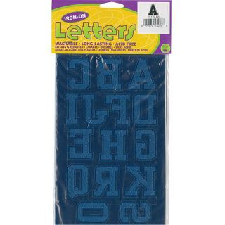 Dritz Collegiate Royal Blue Letter and Number Iron ons
