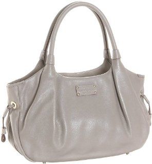  Kate Spade Darien Gloss Stevie Satchel,Oyster,one size: Shoes