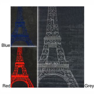 Handmade Luna Deco Kids Eiffel Tower Rug (5 x 8)