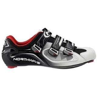 Road Cycling Shoes   80101005 (White/Fading Black   48) Shoes