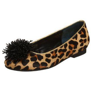Beverly Feldman Womens Vienna Flat,Leopard,11 M Shoes