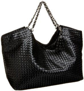 Steve Madden Totalli Woven Tote,Black,one size Shoes