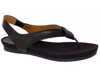Vintage America Womens Goblin Slingback Thong,Black,5.5 M US Shoes