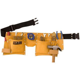 Split Suede/ Leather Promotional Carpenters 12 pocket Tool Belt Apron