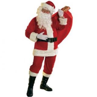 Santa Claus Costume   Size Standard/Large, 40 to 48 Chest: Clothing