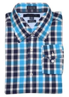 Tommy Hilfiger Men Custom Fit Long Sleeve Plaid Shirt (XS