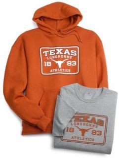 Russell Athletic Mens Logo Tee and Sweatshirt, Texas, XX