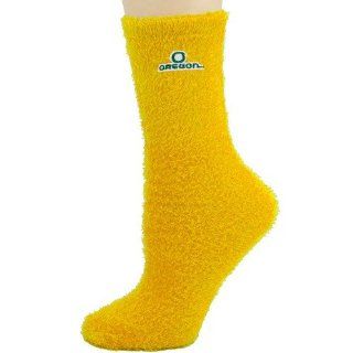 NCAA Oregon Ducks Gold Feather Touch Socks: Sports