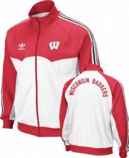 Wisconsin Badgers Adidas Back to Class Track Jacket (XL