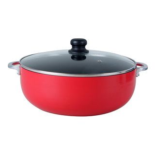 Oster Cocinando Red 13.7 qt Covered Caldera Pot