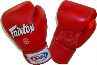 Fairtex Red Boxing Gloves   12oz