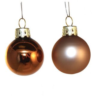 Bronzetone Festive Holiday Ornaments (Set of 21)
