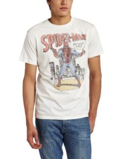 Junk Food Clothing Mens Spiderman T Shirt, Sugar, Medium