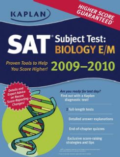 Sat Subject Test Biology E/M 2009 2010 (Paperback)