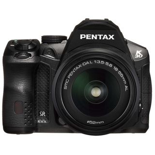 Pentax K 30 Black 16MP CMOS Digital SLR Camera with 18 55mm Lens