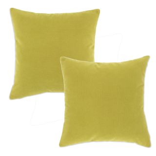 Ono Leaf Green Accent 17x17 inch Throw Pillow (Set of 2) Today $31.99