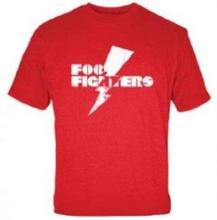 Foo Fighters Lightning Bolt red slim fit t shirt