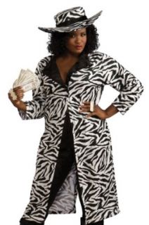 Rubies Lady Pimp 70s Zebra Suit Plus Size Halloween