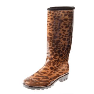 Henry Ferrera Womens Leopard Print Rain Boots Today: $48.69