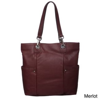 Perlina Sharon Leather Tote Bag