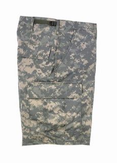 Army Digital Camo BDU Shorts   Large: Clothing
