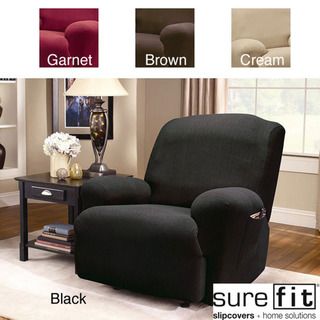 Sure Fit Greek Key Stretch Recliner Slipcover