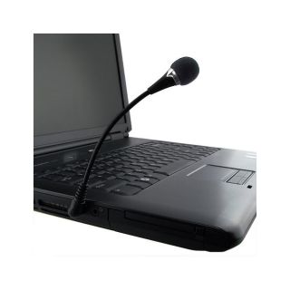 Eforcity VOIP / SKYPE Mini Flexible Black Microphone Today $3.50 4.4