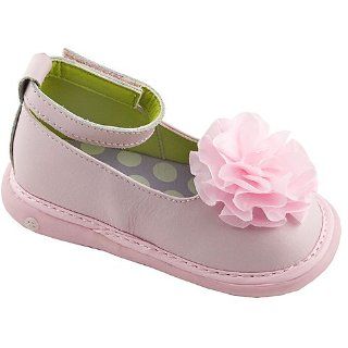 Girls Pink Ankle Strap Peony Dress Shoes 3 12 Wee Squeak Shoes