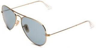 Aviator Sunglasses,Gold Frame/Sky Blue Lens,One Size: Ray Ban: Shoes