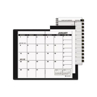 Recycled Black Unruled 2013 2014 Monthly Planner Today $21.99