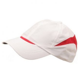 Low Profile Moisture Absorbing Cap White Red W40S60C