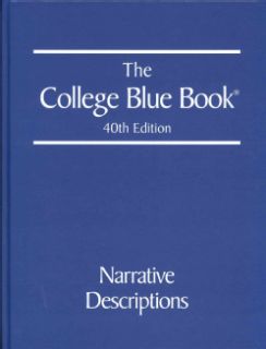 The College Blue Book (Hardcover) Today $565.83