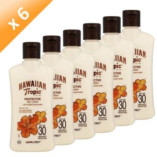 Hawaiian Tropic Lotion Solaire SPF 30 x6   Achat / Vente SOLAIRE CORPS