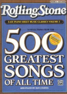 Rolling Stone Easy Piano Sheet Music Classics 34 Selections from the